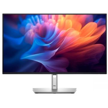 Dell Monitor IPS LED Dell 27 P2725H, Full HD (1920 x 1080), VGA, HDMI, DisplayPort, Pivot, 100 Hz, Negru/Argintiu