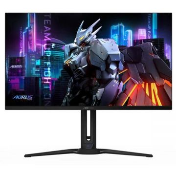 Gigabyte Monitor Gaming OLED Gigabyte AORUS 31.5 FO32U2, UHD (3840 x 2160), HDMI, DisplayPort, Boxe, Pivot, 240 Hz, 0.03 ms, Negru