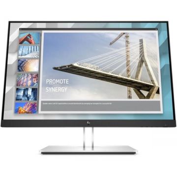 HP Monitor IPS LED HP 24 E24i G4, WUXGA (1920 x 1200), VGA, HDMI, DisplayPort, Pivot, Negru/Argintiu