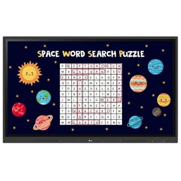 LG Tabla Interactiva LG 55 CreateBoard 55TR3DK-B, TR3DK Series, LED LCD Backlight, 3840x2160, ARM Quad Core Cortex-A55, 4GB RAM, 32GB Flash, Android, Negru