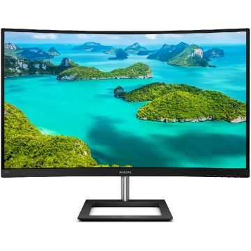 Monitor LED Philips 325E1C Curbat 31.5 inch 4ms Black FreeSync 75Hz