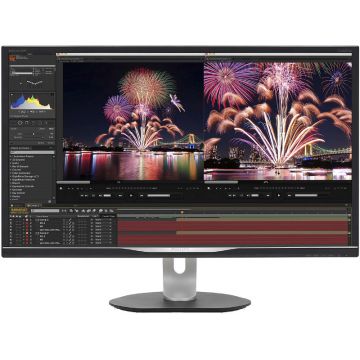 Monitor LED Philips 328P6AUBREB 31.5 inch 2K HDR 4 ms Black-Silver USB-C 60Hz