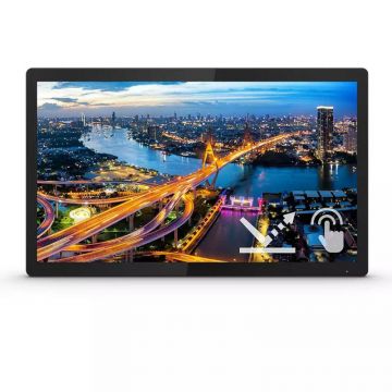 Monitor LED PHILIPS Touchscreen 222B1TFL, 21.5inch, FHD IPS, 4ms, 75Hz, negru
