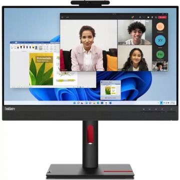 Monitor LED Touch ThinkCentre Tiny-in-One 24 Gen 5 23.8 inch FHD IPS 4ms Black