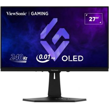 Monitor LED ViewSonic Gaming XG272-2K-OLED 27 inch QHD OLED 0.02 ms 240 Hz USB-C HDR G-Sync Compatible & FreeSync Premium