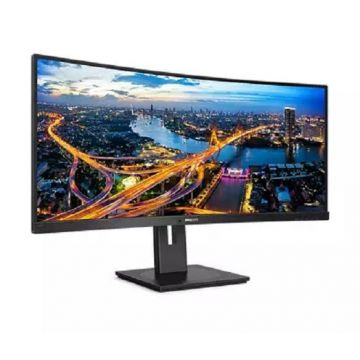 MONITOR Philips 346B1C 34 inch, Panel Type: VA, Backlight: WLED ,Resolution: 3440x1440, Aspect Ratio: 21:9, Refresh Rate:100Hz, Responsetime GtG: 5 ms, Brightness: 300 cd/m², Contrast (static): 3000:1,Contrast (dynamic): 80M:1, Viewing angle: 178/178, Co
