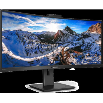 MONITOR Philips 346P1CRH 34 inch, Panel Type: VA, Backlight: WLED ,Resolution: 3440x1440, Aspect Ratio: 21:9, Refresh Rate:100Hz, Responsetime GtG: 4 ms, Brightness: 500 cd/m², Contrast (static): 3000:1,Contrast (dynamic): 80M:1, Viewing angle: 178/178,