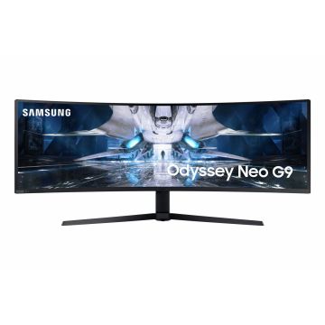 MONITOR SAMSUNG LS49AG950NPXEN 49 inch, Curvature: 1000R , Panel Type:VA, Backlight: LED backlight, Resolution: 5120x1440, Aspect Ratio: 32:9,Refresh Rate:240Hz, Response time GtG: 1 ms, Brightness: 2000 cd/m² ,Contrast (static): 1.000.000:1, Contrast (d