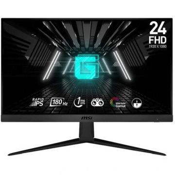 MSI Monitor Gaming Rapid IPS LED MSI 24 G2412F, Full HD (1920 x 1080 ), HDMI, DisplayPort, 180 Hz, 1 ms, Negru