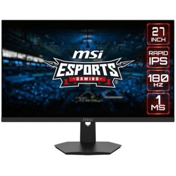 MSI Monitor Gaming Rapid IPS LED MSI 27 G274F, Full HD (1920 x 1080), HDMI, DisplayPort, 180 Hz, 1 ms, Negru