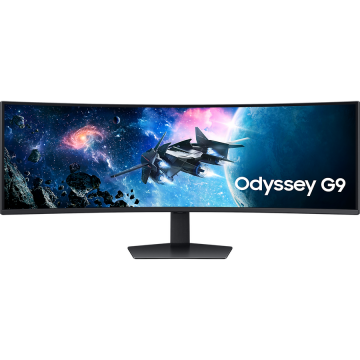 Samsung Monitor Gaming Curbat Samsung Odyssey G9 G95C, 49, Dual QHD, VA, 240 Hz, AMD Freesync Premium Pro, Negru