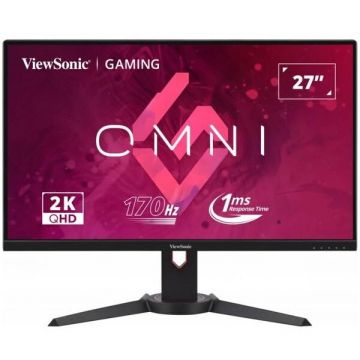 VIEWSONIC Monitor Gaming IPS LED ViewSonic 27 VX2780J-2K, QHD (2560 x 1440), HDMI, DisplayPort, Pivot, 170 Hz, 1 ms, Negru