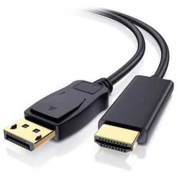 Cablu Cabletech KPO-10023, DisplayPort tata - HDMI tata, lungime 10 m