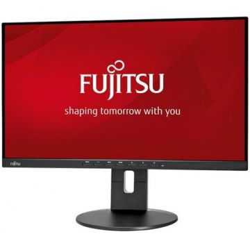 Fujitsu Monitor IPS LED Fujitsu 23.8 B24-9 TS, Full HD (1920 x 1080), VGA, HDMI, DisplayPort, Boxe, Pivot, 5 ms (Negru)