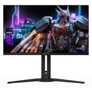 Gigabyte Monitor Gaming Gigabyte Aorus FO27Q3, 27 inch QHD, HDMI, DisplayPort, Boxe, 360 Hz, 0.03 ms, Negru Gigabyte Monitor Gaming Gigabyte Aorus FO27Q3, 27 inch QHD, HDMI, DisplayPort, Boxe, 360 Hz, 0.03 ms, Negru