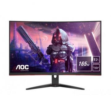 Monitor AOC Gaming CQ32G4VE Curbat 31.5inch 1ms FreeSync Premium 165 Hz Negru