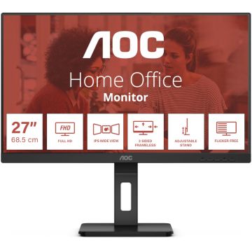 Monitor LED AOC 27E3QAF 27 inch FHD IPS 4 ms 75 Hz
