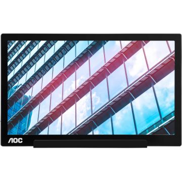 Monitor LED AOC Portabil I1601P 15.6 inch FHD IPS 5 ms 60 Hz USB-C