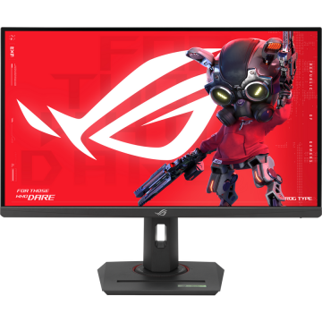 Asus Monitor Gaming Fast IPS Asus ROG Strix 27 XG27ACG, QHD (2560 x 1440), HDMI, DisplayPort, Pivot, 180 Hz, 1 ms, Negru