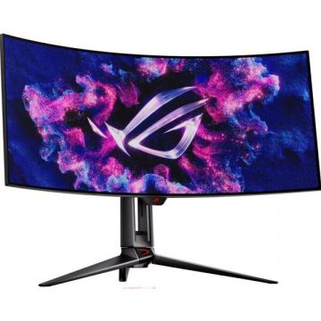 Asus Monitor Gaming OLED ASUS ROG Swift 33.94 PG34WCDM, UWQHD (3440x1440), HDMI, DisplayPort, Ecran curbat, 240 Hz, 0.03 ms, Negru Asus Monitor Gaming OLED ASUS ROG Swift 33.94 PG34WCDM, UWQHD (3440x1440), HDMI, DisplayPort, Ecran curbat, 240 Hz, 0.03 ms, Negru