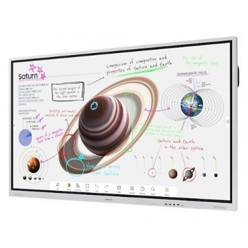 Ecran interactiv 85 inch, 8MP 4K, VA, touchscreen, USB, Wi-Fi - Samsung Flip Pro WM85B