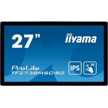 Monitor LED IIyama ProLite TF2738MSC-B2 Touchscreen 27 inch 5 ms Negru 60 Hz