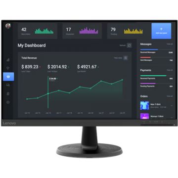 Monitor LED Lenovo D24-45, 23.8