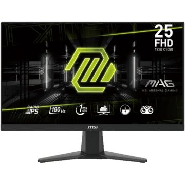 Monitor LED MSI Gaming MAG 256F 24.5 inch FHD IPS 1 ms 180 Hz HDR