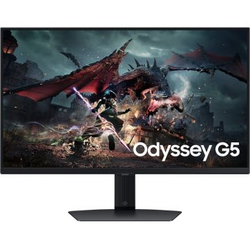 Monitor LED Samsung Gaming Odyssey G5 G50D LS27DG500EUXEN 27 inch QHD IPS 1 ms 180 Hz HDR FreeSync