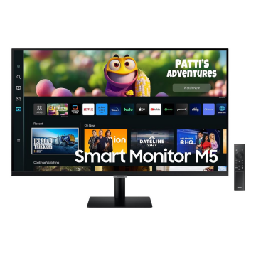 Samsung Monitor VA LED Smart Samsung 32 LS32CM500EUXDU, Full HD (1920 x 1080), Wifi, HDMI, Negru