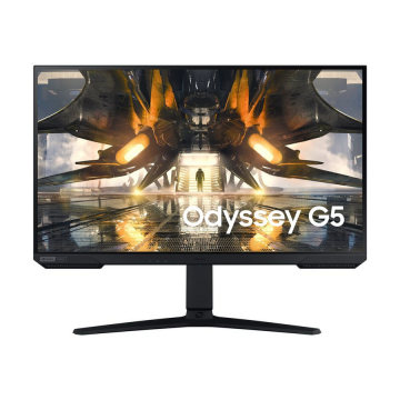 Samsung Monitor profesional Samsung Odyssey G5 S27AG502NU / LED monitor / 27 / 2560 x 1440 WQHD @ 165 Hz / IPS / 350 cd/m² / 1000:1 / HDR10 / 1 ms / HDMI, DisplayPort / black | LS27AG502NUXEN