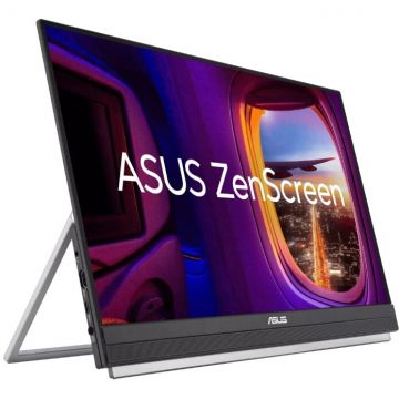 Asus Monitor IPS LED Asus ZenScreen 21.5 MB229CF, Full HD 1920 x 1080, HDMI, Pivot, Boxe, 100 Hz, 5 ms Negru