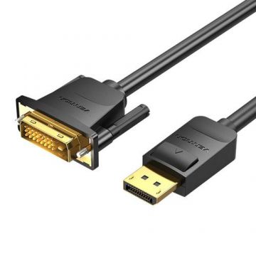 Cablu DisplayPort - DVI Vention HAFBH,  2m (Negru)