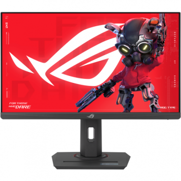 Asus Monitor Gaming Fast IPS LED ASUS ROG Strix 24.5 XG259CMS, Full HD (1920 x 1080), HDMI, DisplayPort, Pivot, 310 Hz, 1 ms, Negru