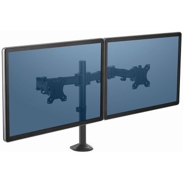 Fellowes Suport monitor birou FELLOWES Reflex Dual 8502601, 27, negru, metal, suport VESA, 8Kg Fellowes Suport monitor birou FELLOWES Reflex Dual 8502601, 27, negru, metal, suport VESA, 8Kg
