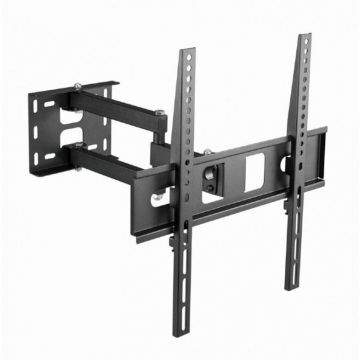 GEMBIRD Suport pentru TV Gembird WM-55ST-03, Plastic-Inox, 400x400mm, 35kg, Negru