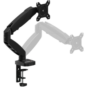 Huzaro Suport birou pentru monitor Huzaro Motion 1.2, 15 - 27, Reglabil, Aluminiu, Negru