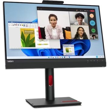 Lenovo Monitor IPS LED Lenovo ThinkCenter TIO 24 G5, Full HD (1920 x 1080), HDMI, DisplayPort, Boxe, Pivot, Negru