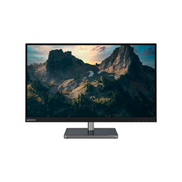 Lenovo Monitor VA LED Lenovo 27 L27q-38, QHD (2560 x 1440), HDMI, DisplayPort, AMD FreeSync, Pivot, Boxe, Negru/Argintiu