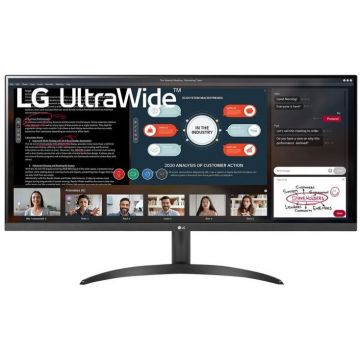 Monitor 34WP500-B LED 34inch UQFHD 75Hz Negru