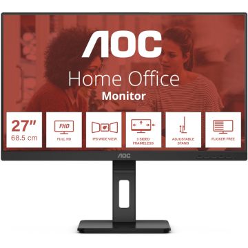 Monitor LED AOC 24E3QAF 23.8 inch FHD IPS 4 ms 75 Hz