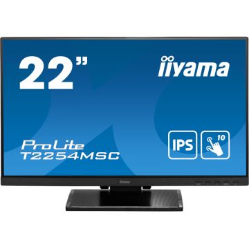 Monitor LED IIyama ProLite T2254MSC-B1AG Touchscreen 21.5 inch FHD IPS 4 ms 60 Hz