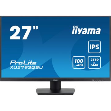 Monitor LED IIyama ProLite XU2793QSU-B7 27 inch QHD IPS 1 ms 100 Hz