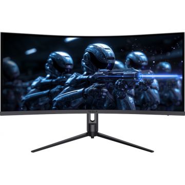 Monitor LED Tesla Gaming 34GH948BW Curbat 34 inch UWQHD VA 1 ms 165 Hz HDR