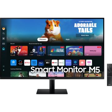 Monitor Smart LED VA SAMSUNG M5 LS27DM500, 27