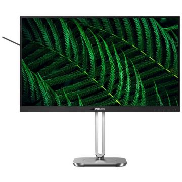 Philips Monitor IPS LED Philips 27 27B2G5601/00, QHD (2560 x 1440), HDMI, DisplayPort, Boxe, Pivot, Negru/Argintiu