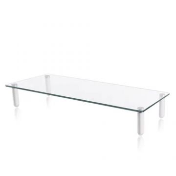 Suport Monitor de Birou, Neomounts by Newstar PLASMA-M1700E, suporta pana la 25kg, transparent