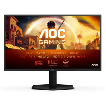 AOC Monitor LED AOC G4 25G42E, 62.2 cm, 24.5, 1920 x 1080, Full HD, 180 Hz, 1 ms, Negru-Rosu AOC Monitor LED AOC G4 25G42E, 62.2 cm, 24.5, 1920 x 1080, Full HD, 180 Hz, 1 ms, Negru-Rosu