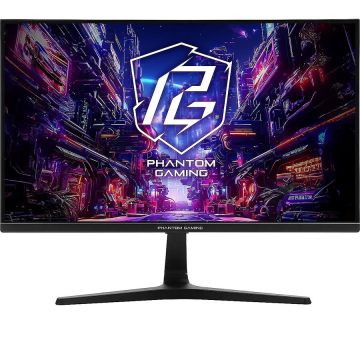 ASROCK Monitor Gaming IPS LED ASRock 24.5 PG25FFT, Full HD (1920 x 1080), HDMI, DisplayPort, Boxe, 180 Hz, 1 ms, Negru