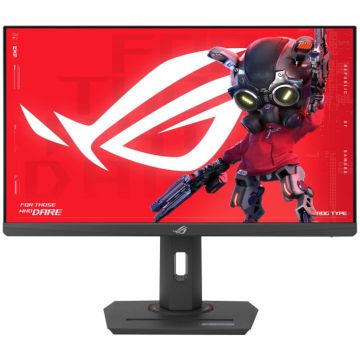 Asus Monitor Asus ROG Strix XG259CS, Display 24.5 FullHD 1920 x 1080, Fast IPS, USB-C, 1 ms, 180Hz, Negru